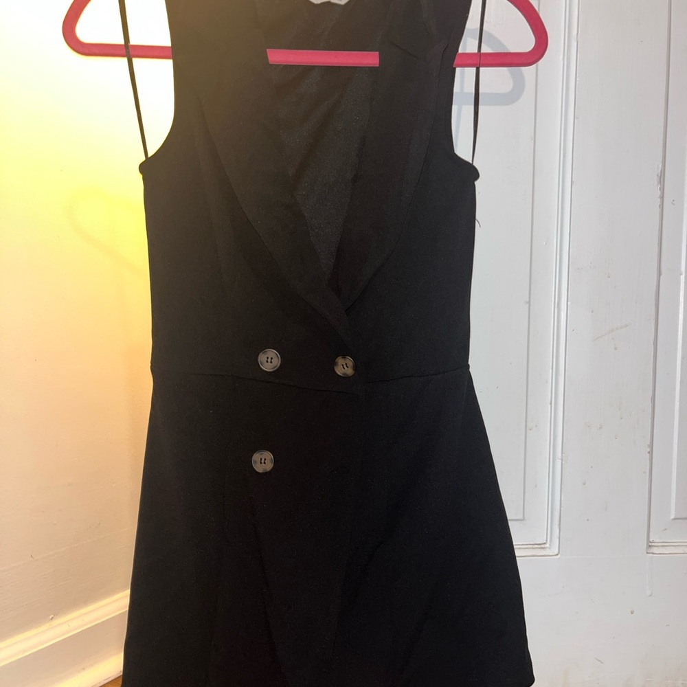 Harper Black Sheath Mini Dress V-neck Cocktail